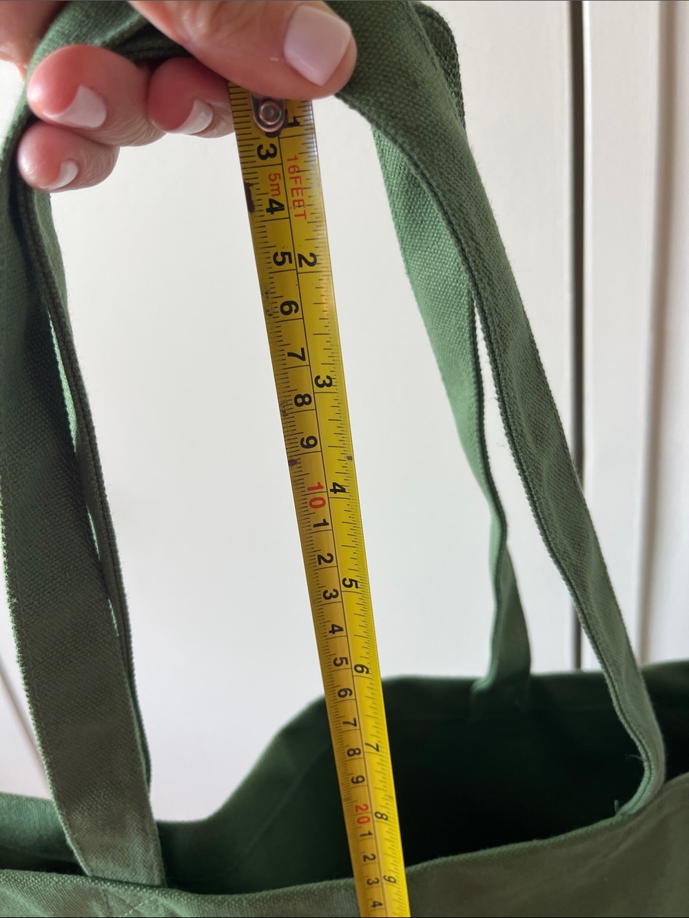 SEZANE Green East Hampton French Amour Tour Cotton Tote REUSABLE CATCHALL BAG - Picture 10 of 10